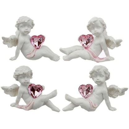 Peace of Heaven Playful Heart Cherub Figurine - 1st Stop Marshall's Health Shop, Gift Shop! - Heath and Natural Therapy New Brighton Christchurch - Naturopath