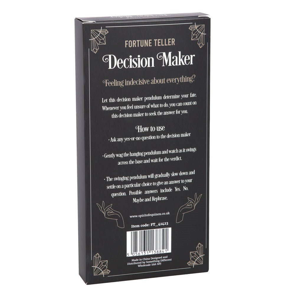 Pendulum Decision Maker - MarshallsHealthShop