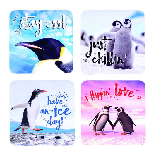 Penguin Coasters Set - MarshallsHealthShop