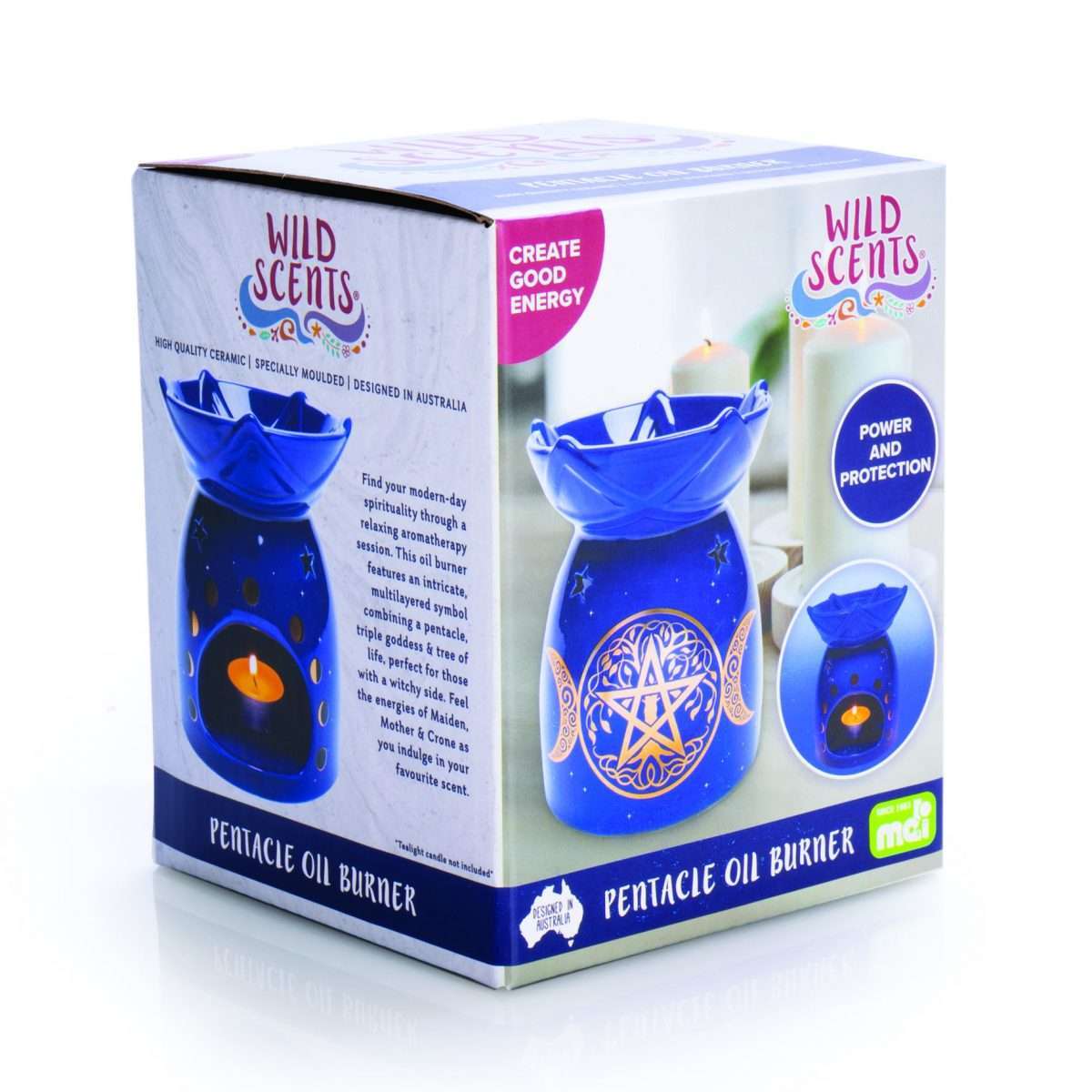 Pentacle Oil Burner - MarshallsHealthShop