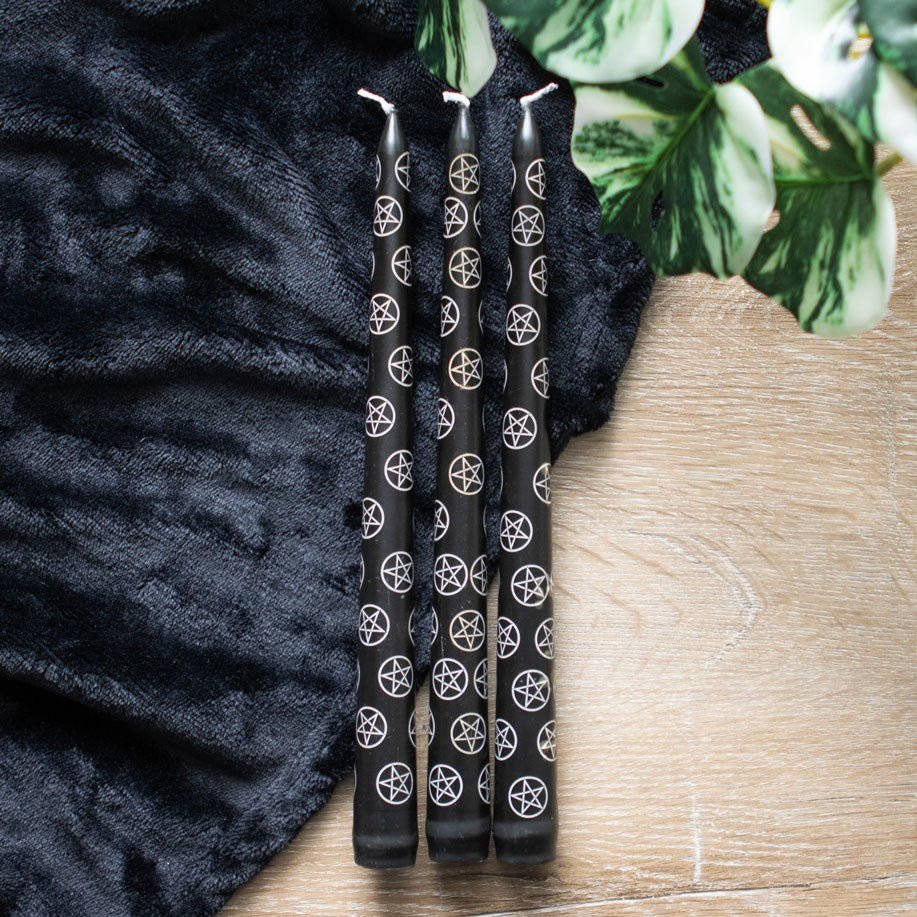 Pentagram Taper Dinner Candles - MarshallsHealthShop