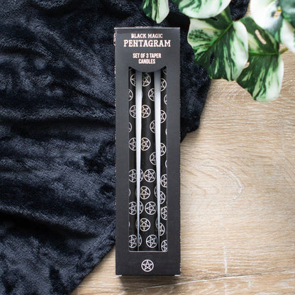 Pentagram Taper Dinner Candles - MarshallsHealthShop
