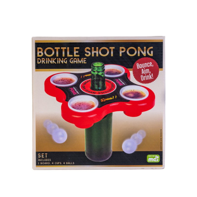 Ping Pong Bottle Shot Drinking Game - 1st Stop Marshall's Health Shop, Gift Shop! - Heath and Natural Therapy New Brighton Christchurch - Naturopath