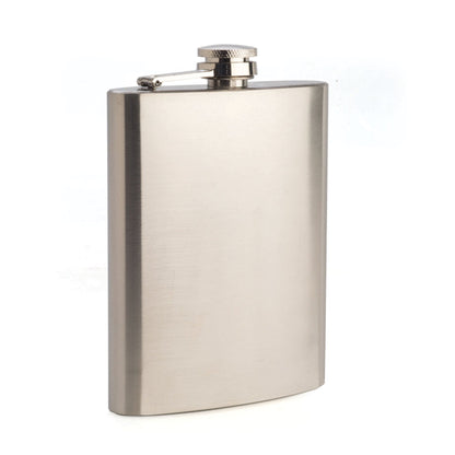 Plain Metal Flask - MarshallsHealthShop