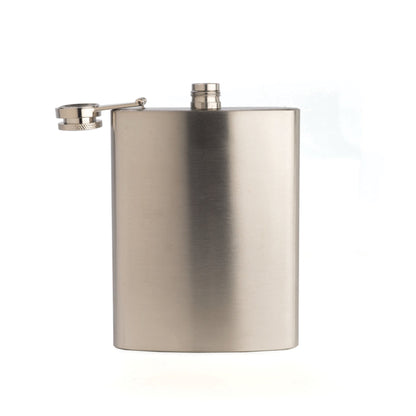 Plain Metal Flask - MarshallsHealthShop