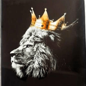 Pop Art Lion King 30x40cm Framed PVC# - 1st Stop Marshall's Health Shop, Gift Shop! - Heath and Natural Therapy New Brighton Christchurch - Naturopath#