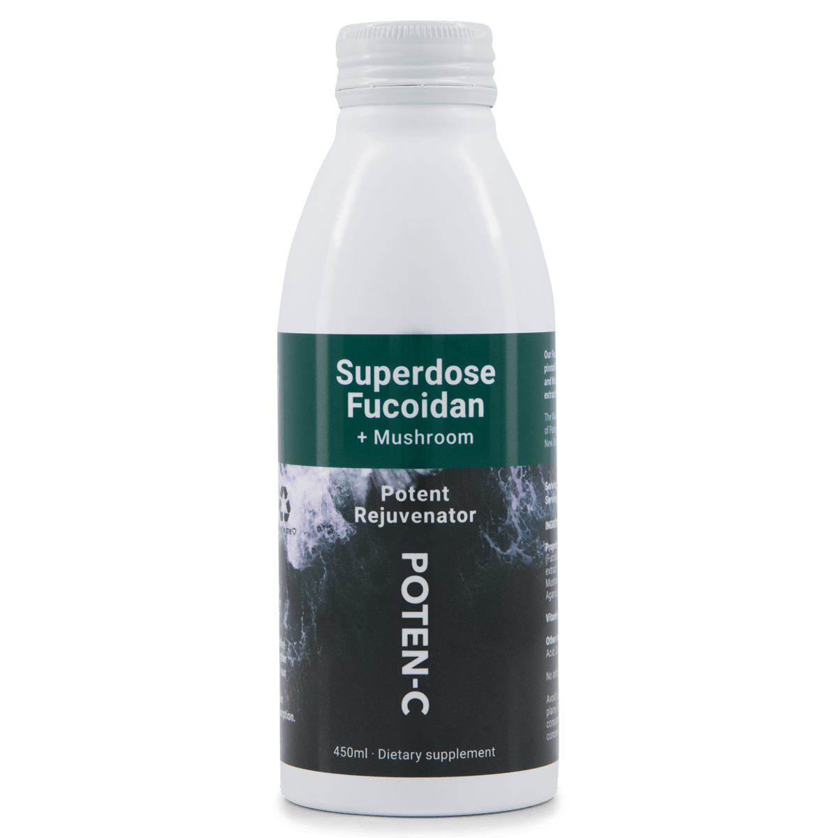 Poten - C Fucoidan + Mushroom 750mg - MarshallsHealthShop