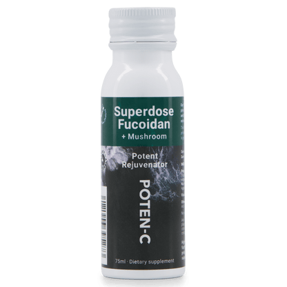 Poten - C Fucoidan + Mushroom 750mg - MarshallsHealthShop