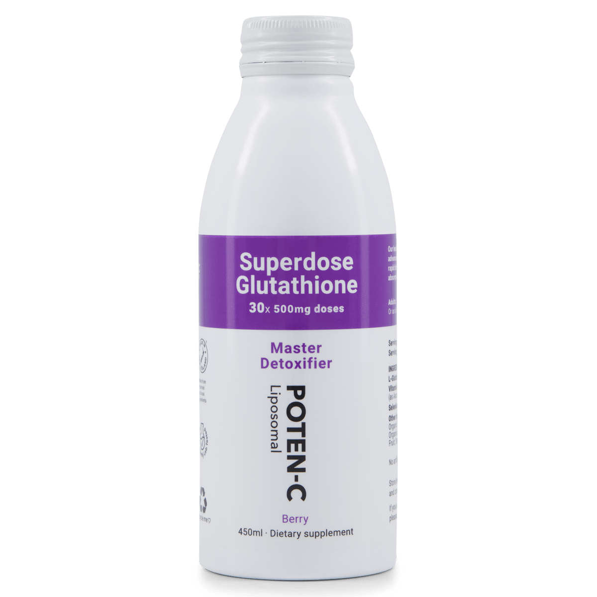 Poten - C Glutathione Liposomal 500mg - MarshallsHealthShop