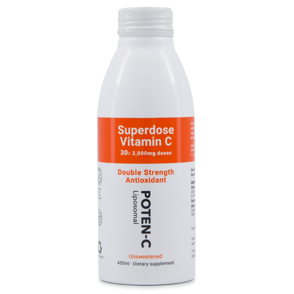 Poten - C Vitamin C Liposomal 2000mg - MarshallsHealthShop