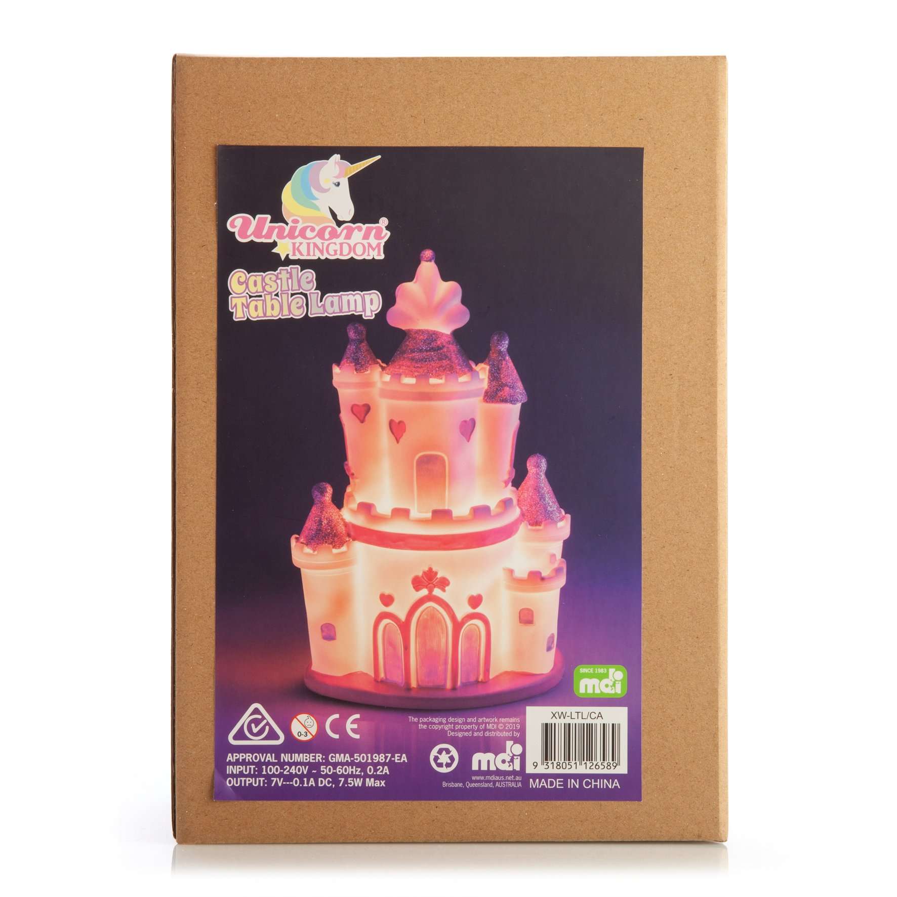 Princess Castle Table Lamp - MarshallsHealthShop
