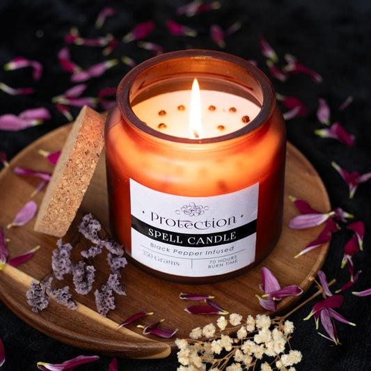 Protection Spell Candle Black Pepper Infused - MarshallsHealthShop