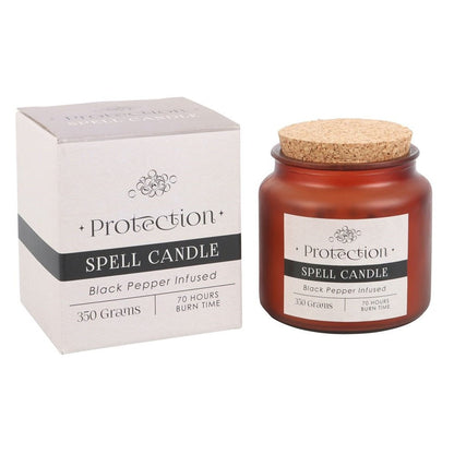 Protection Spell Candle Black Pepper Infused - MarshallsHealthShop