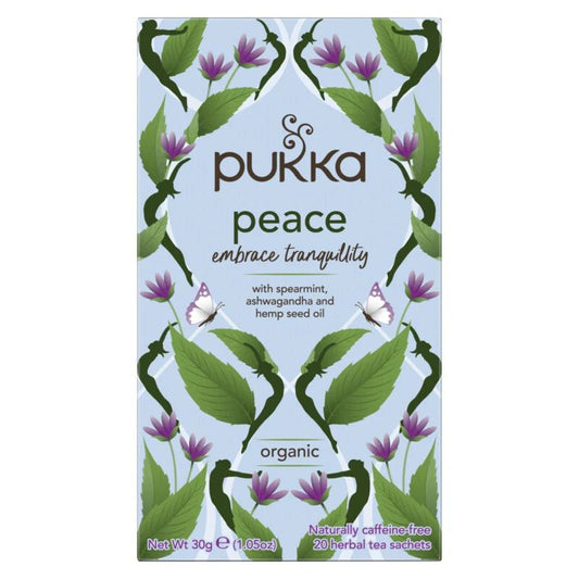 Pukka Organic Peace Tea 20 Bag - 1st Stop Marshall's Health Shop, Gift Shop! - Heath and Natural Therapy New Brighton Christchurch - Naturopath