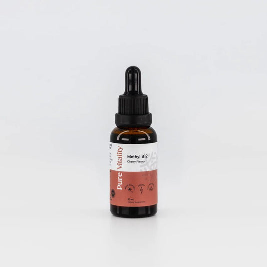 Pure Vitality's Methyl B12 30ml - 1st Stop Marshall's Health Shop, Gift Shop! - Heath and Natural Therapy New Brighton Christchurch - Naturopath