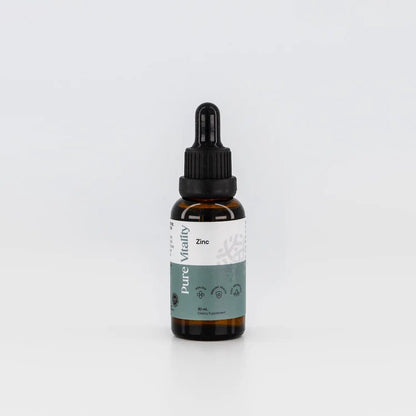 Pure Vitality's Zinc Drops 30ml - 1st Stop Marshall's Health Shop, Gift Shop! - Heath and Natural Therapy New Brighton Christchurch - Naturopath