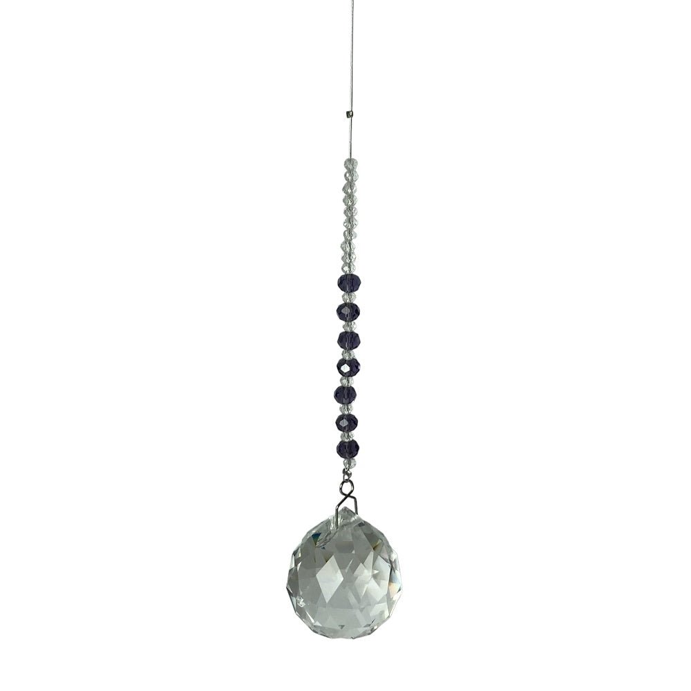 Purple Diamond Bead Aurora Ball - MarshallsHealthShop