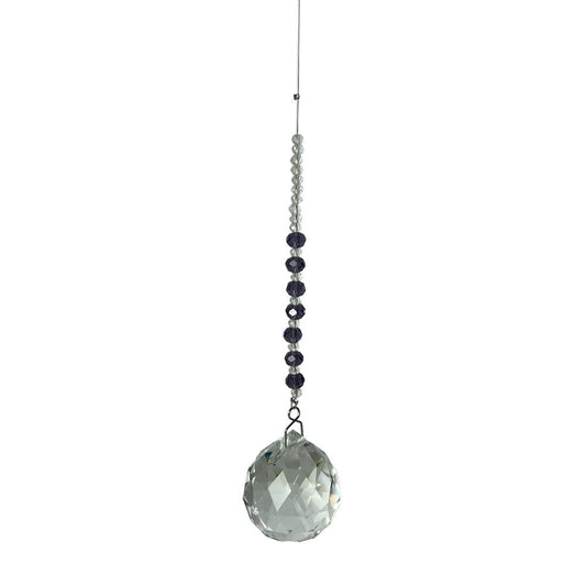 Purple Diamond Bead Aurora Ball - MarshallsHealthShop