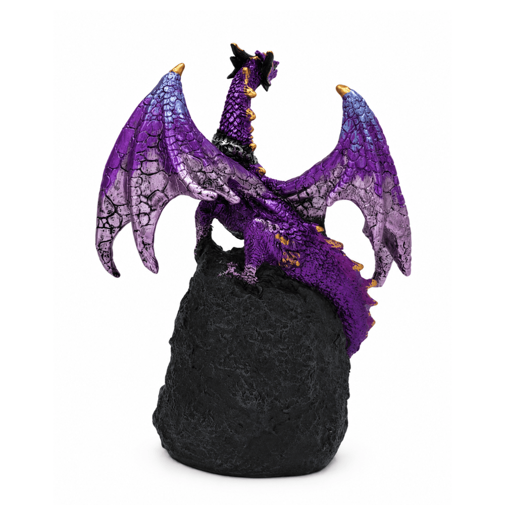 Purple Dragon On Geode# - 1st Stop Marshall's Health Shop, Gift Shop! - Heath and Natural Therapy New Brighton Christchurch - Naturopath#