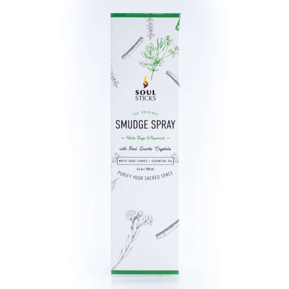 Quartz Infused White Sage and Peppermint Smudge Spray - MarshallsHealthShop