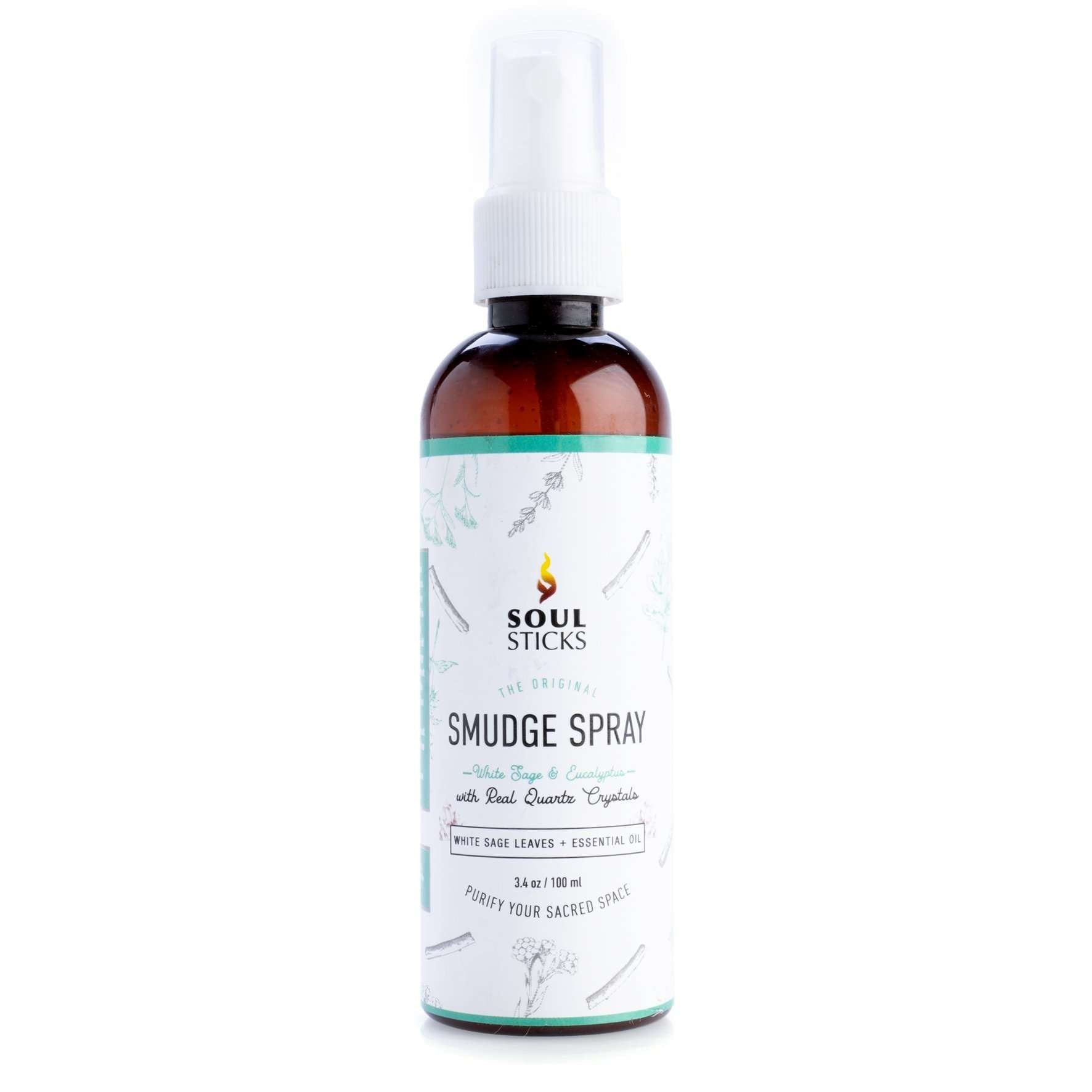 Quartz Infused W/Sage and Eucalyptus Smudge Spray - MarshallsHealthShop