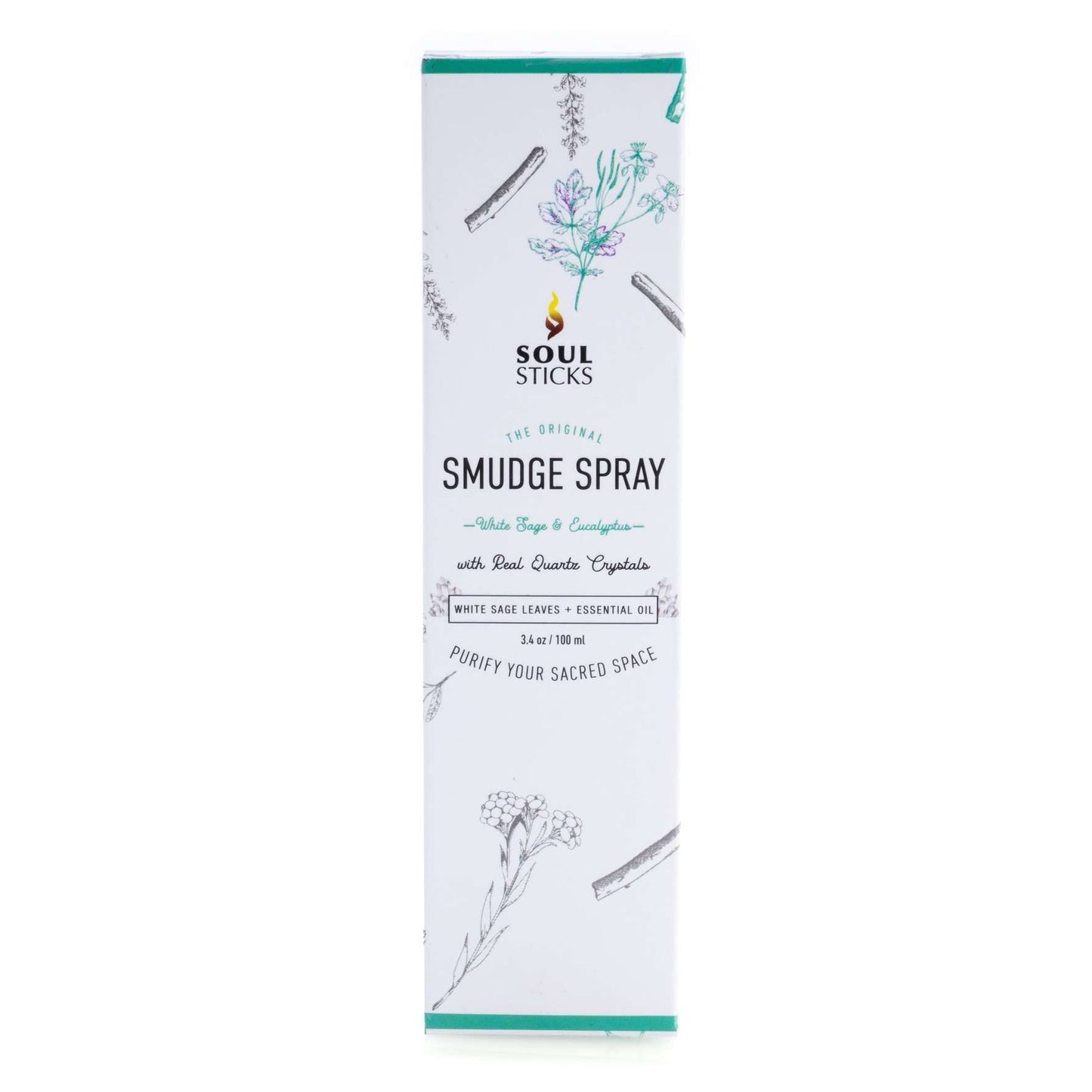 Quartz Infused W/Sage and Eucalyptus Smudge Spray - MarshallsHealthShop