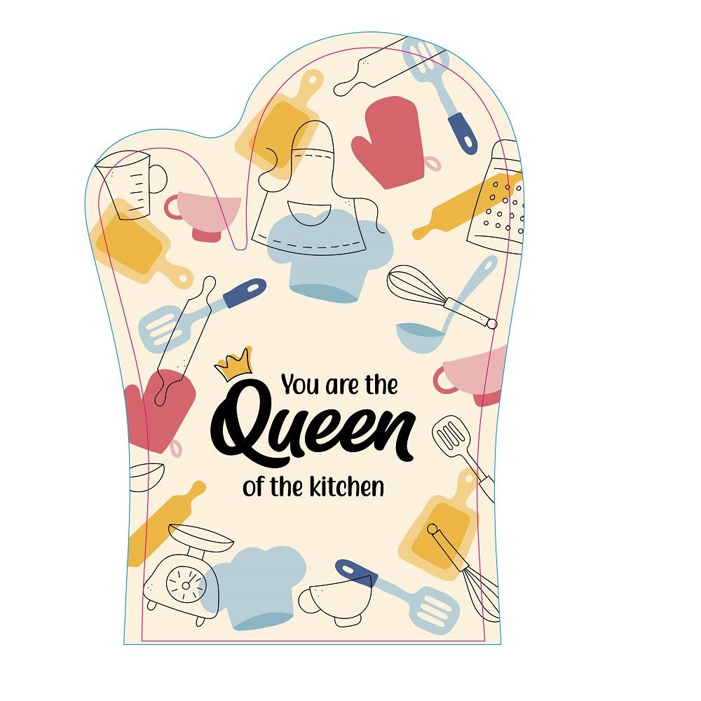 Queen of the Kitchen Oven Glove - MarshallsHealthShop