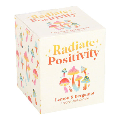 Radiate Positivity Lemon & Bergamot Candle - MarshallsHealthShop