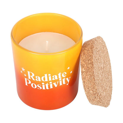 Radiate Positivity Lemon & Bergamot Candle - MarshallsHealthShop