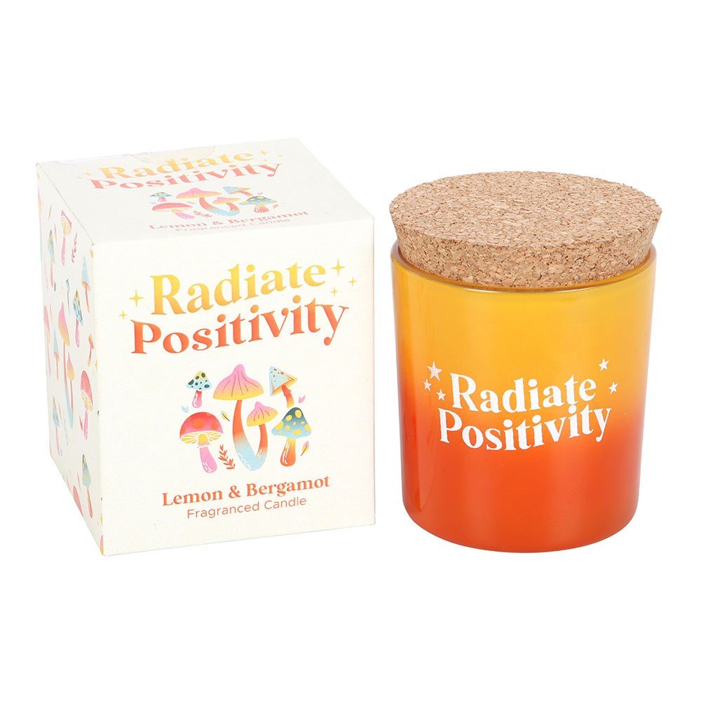 Radiate Positivity Lemon & Bergamot Candle - MarshallsHealthShop