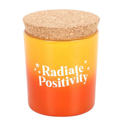 Radiate Positivity Lemon & Bergamot Candle - MarshallsHealthShop