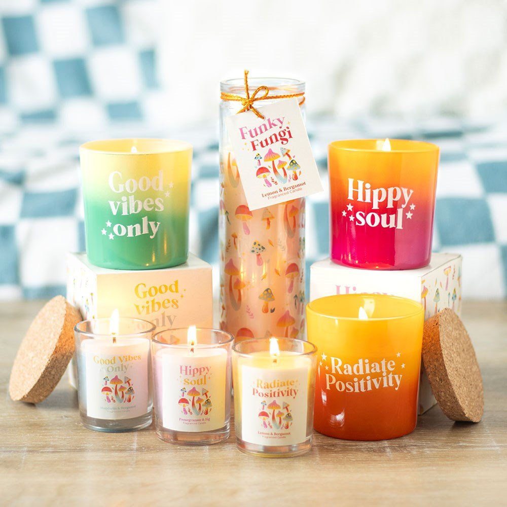 Radiate Positivity Lemon & Bergamot Candle - MarshallsHealthShop