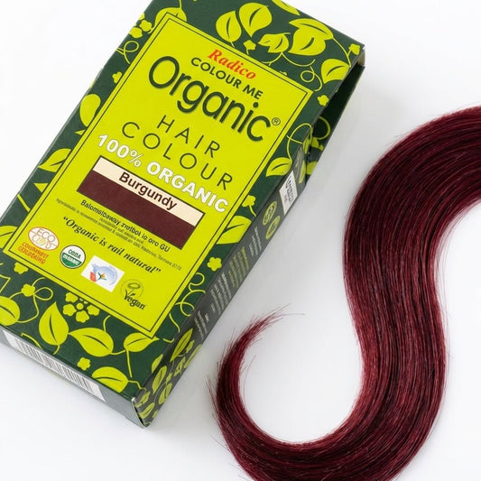 Radico Organic Henna Colour Burgundy

An organic hair color powder, which is a perfect blend of rare hair treatment herbs with no added synthetic chemicals. This is the first certified organic hair colour which covers grey hair effectively and properly in one step. Made of 100% organic herbs, it gently coats your hair for vibrant stable color that lasts long. It balances and nourishes the hair shaft to prevent breakage and over drying. 
1st Stop, Marshall's Health Shop!