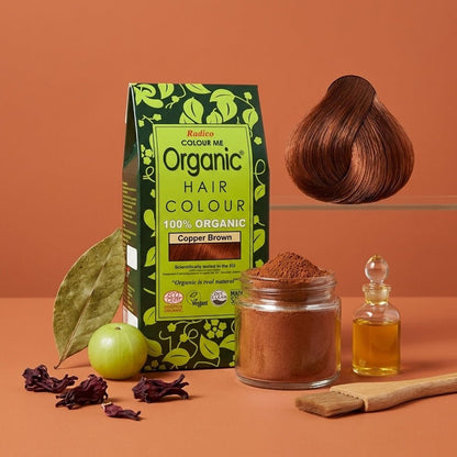 Radico Organic Hair Colour Copper Brown - 1st Stop Marshall's Health Shop, Gift Shop! - Heath and Natural Therapy New Brighton Christchurch - Naturopath