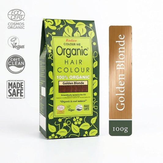 Radico Organic Hair Colour Golden Blonde - 1st Stop Marshall's Health Shop, Gift Shop! - Heath and Natural Therapy New Brighton Christchurch - Naturopath