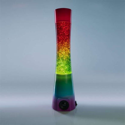Rainbow Glitter Lamp Speaker - 1st Stop Marshall's Health Shop, Gift Shop! - Heath and Natural Therapy New Brighton Christchurch - Naturopath