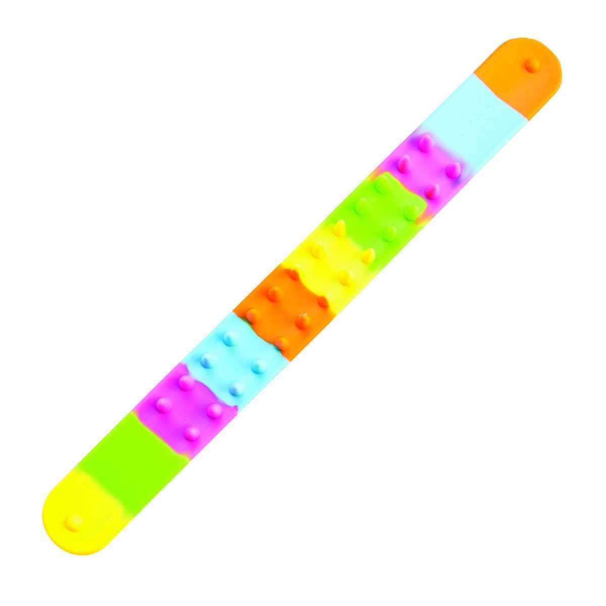 Rainbow Spiky Snap Bracelet - MarshallsHealthShop