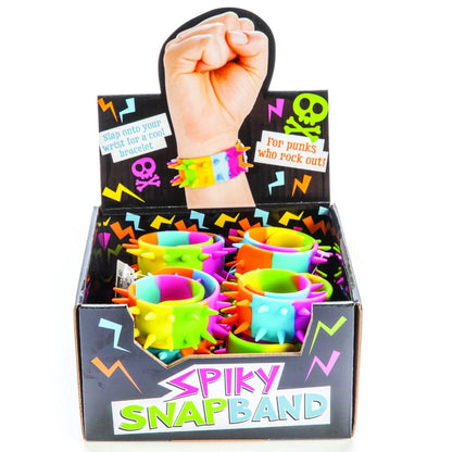 Rainbow Spiky Snap Bracelet - MarshallsHealthShop