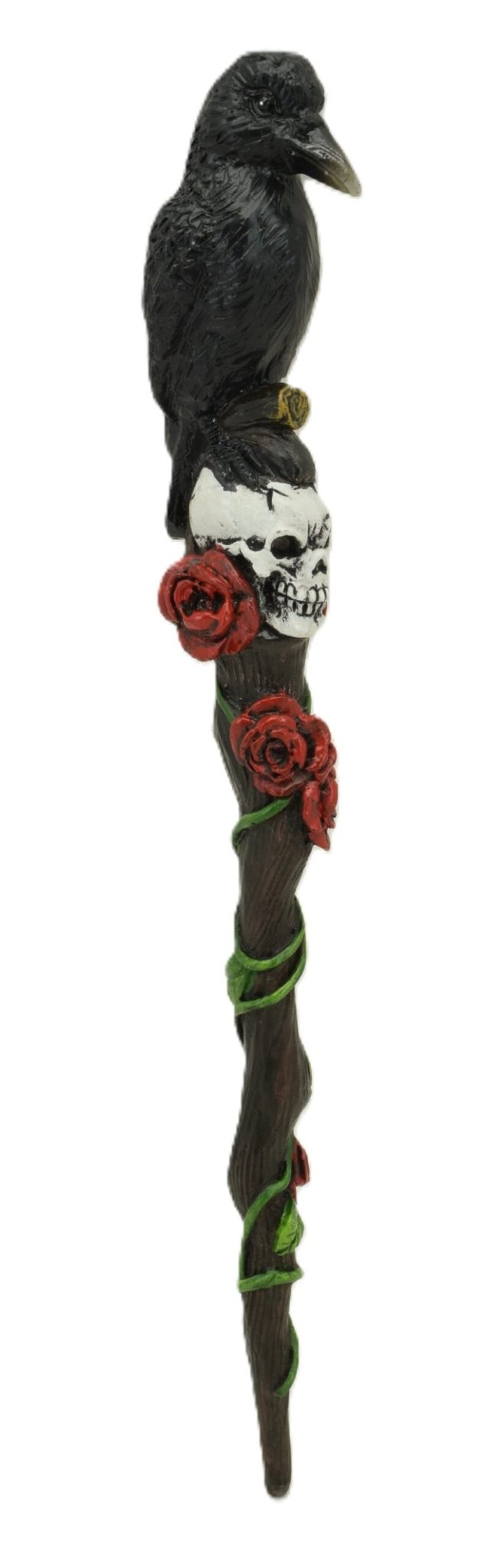 Raven on Skull Magick Wand - MarshallsHealthShop