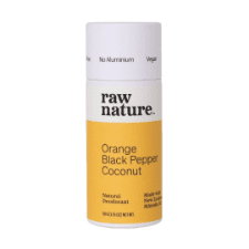 Raw Nature Natural Deodorant - Orange + Black Pepper - 1st Stop Marshall's Health Shop, Gift Shop! - Heath and Natural Therapy New Brighton Christchurch - Naturopath