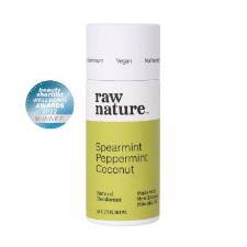 Raw Nature Natural Deodorant - Spearmint + Peppermint - 1st Stop Marshall's Health Shop, Gift Shop! - Heath and Natural Therapy New Brighton Christchurch - Naturopath