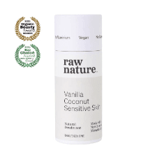 Raw Nature Natural Deodorant - Vanilla (No Bicarb) - 1st Stop Marshall's Health Shop, Gift Shop! - Heath and Natural Therapy New Brighton Christchurch - Naturopath