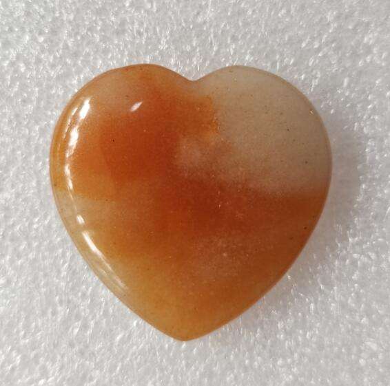 Red Adventurine Heart GHRA - MarshallsHealthShop