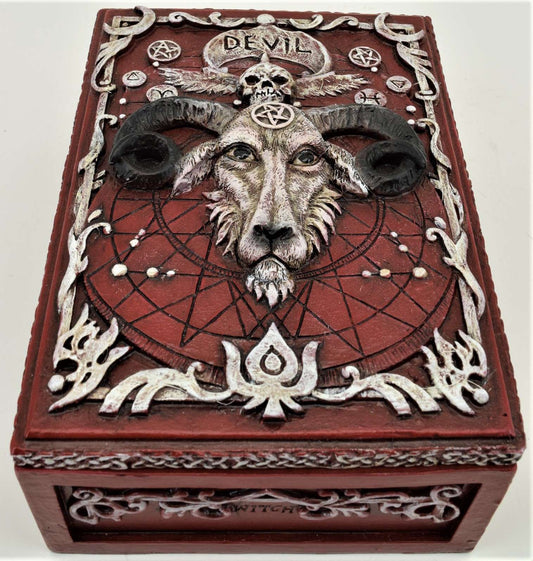 Red Baphomet Box - MarshallsHealthShop