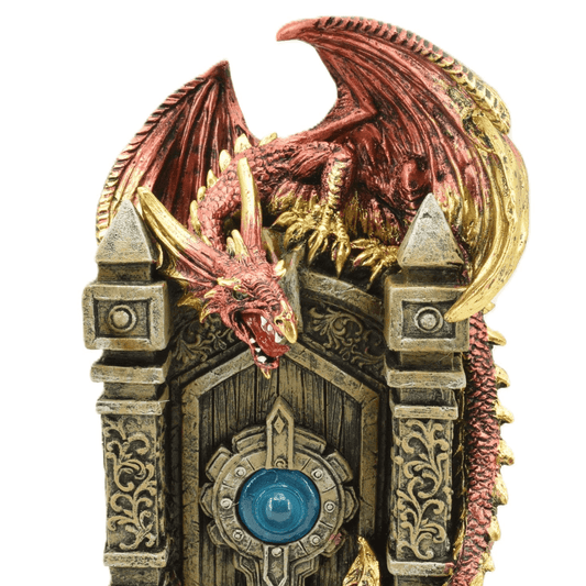 Red Dragon On Castle Door LED Light - MarshallsHealthShop