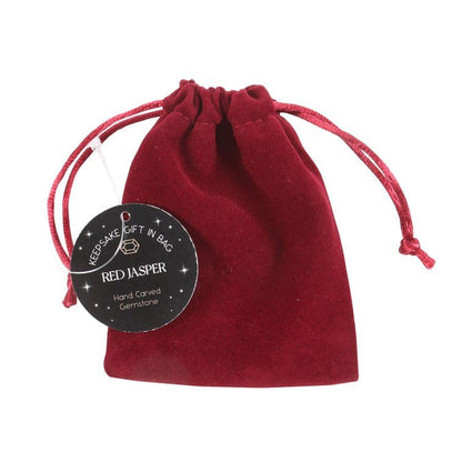 Red Jasper Crystal Star in a Bag - MarshallsHealthShop