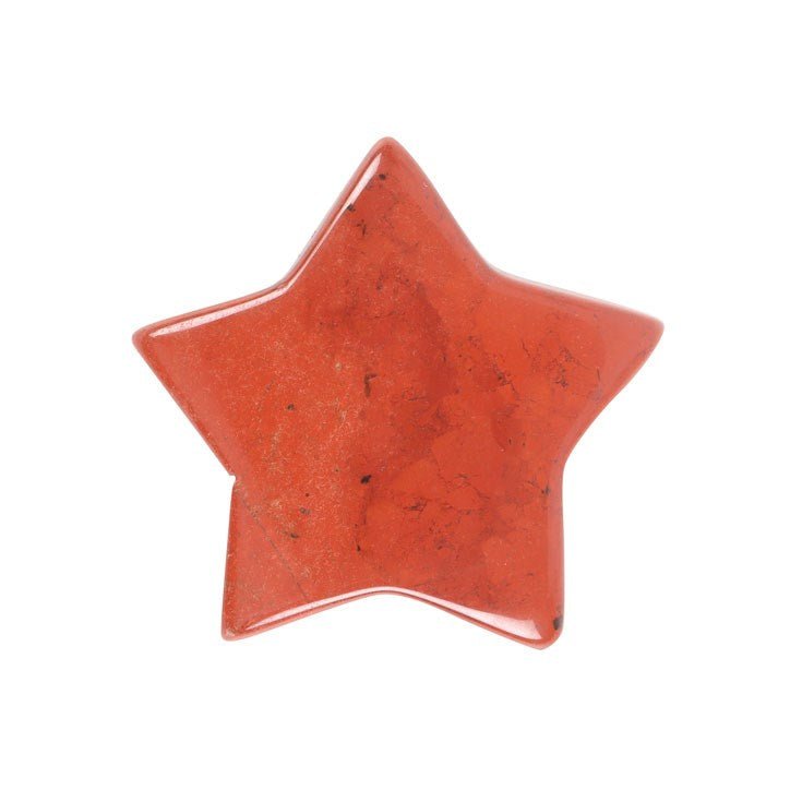 Red Jasper Crystal Star in a Bag - MarshallsHealthShop