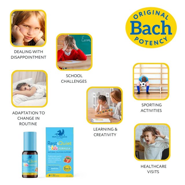 Rest&Quiet Kids Formula Spray 20ml - 1st Stop Marshall's Health Shop, Gift Shop! - Heath and Natural Therapy New Brighton Christchurch - Naturopath