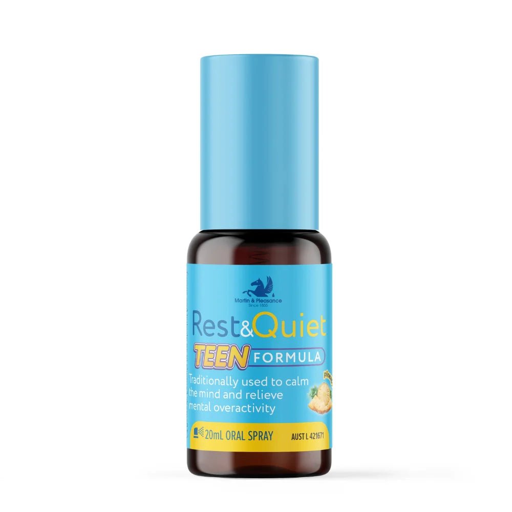 Rest&Quiet Teen Formula Spray 20ml - 1st Stop Marshall's Health Shop, Gift Shop! - Heath and Natural Therapy New Brighton Christchurch - Naturopath