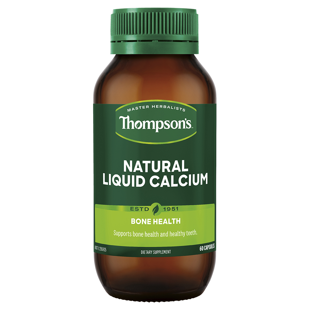 Thompson's Natural Liquid Calcium 60 Capsules